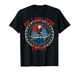 18PRIN00125A Maglietta con grafica Disney Brave Merida Aim With Your Heart Maglietta, Uomo, Nero, L
