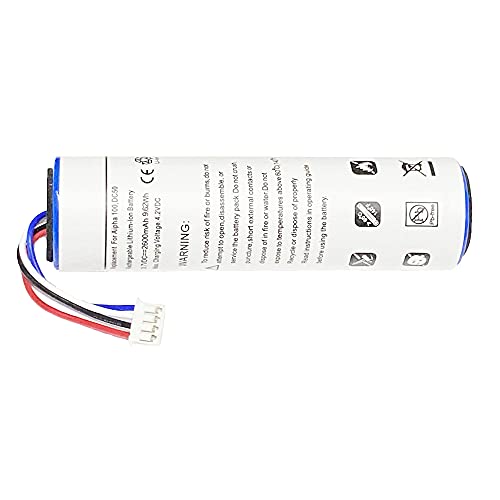 MPF Products 2600mAh High-Capacity Extended 010-10806-30, 010-11828-03, 361-00029-02 Battery Replacement Compatible with Garmin T5, TT10, TT15, DC50 GPS Dog Tracking Collar Transmitter