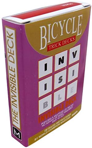 Invisible Deck Bicycle - red