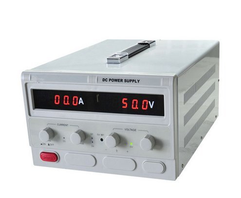 istituti di ricerca, e in altri luoghi che richiedono DC tensione costante e corrente. I principali modelli e specifiche sono come segue: tensione di uscita: 0 – 50 V; Corrente di uscita: 0 – 100 A; Display: Display LED; display precisione: ¡à1% ¡à1 Digit
