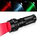 Produktbild Paragala Taktische Taschenlampe Rotlicht Weißlicht Grünlicht IPX7 Wasserdicht LED Taschenlampe Fackel für Die Jagd Fischen Wandern Lesen Detector Outdoor