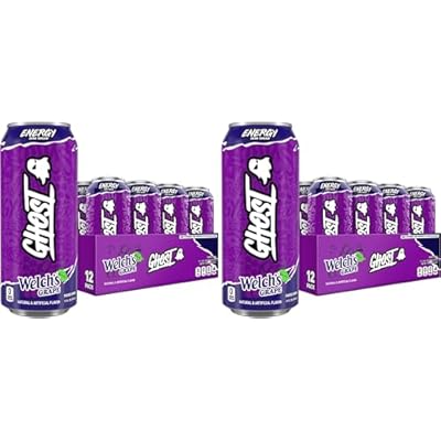 GHOST Energy Drink -,Welch's Grape,16oz Cans - Mexico
