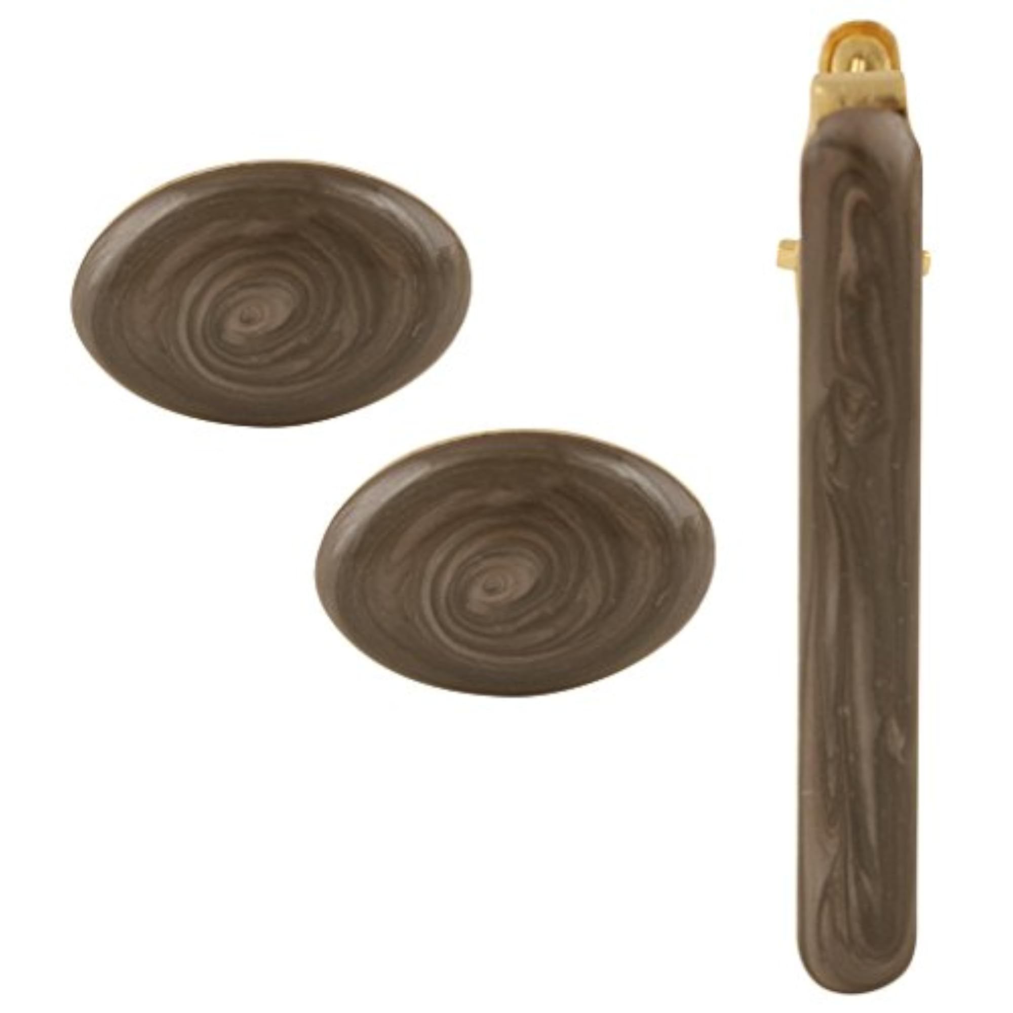 Cufflinks and Tie Pin Set for Men, Golden