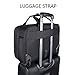 KROSER Rolling Laptop Bag Premium Rolling Briefcase Fits Up to 17.3 Inch Laptop Overnight Computer Bag with RFID Pockets for Travel/Business/Men/Women-Black