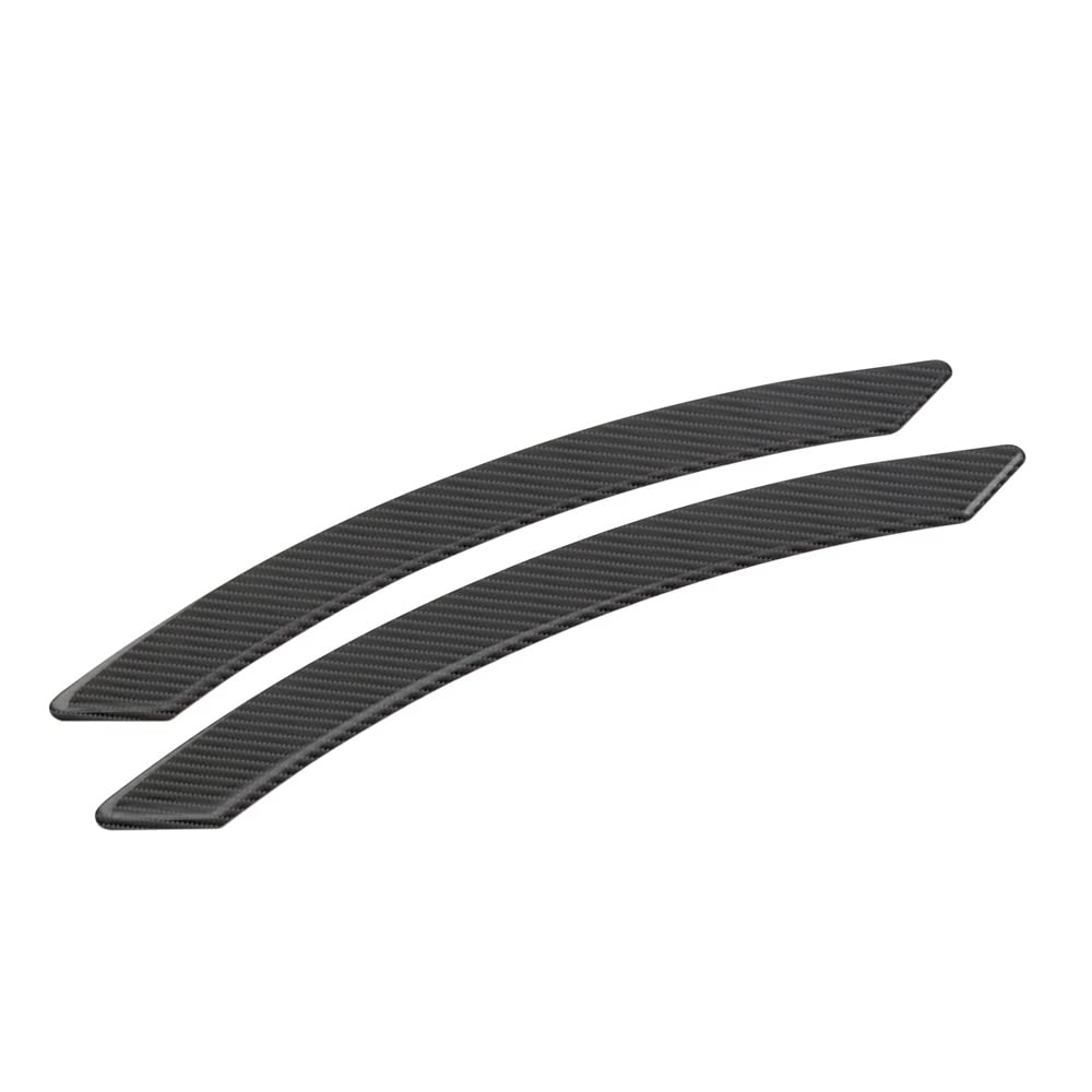 TOTMOX Guardabarros para coche, borde de ceja para guardabarros, moldura o tiras de fibra de carbono, borde de ceja para rueda, borde de guardabarros o tiras