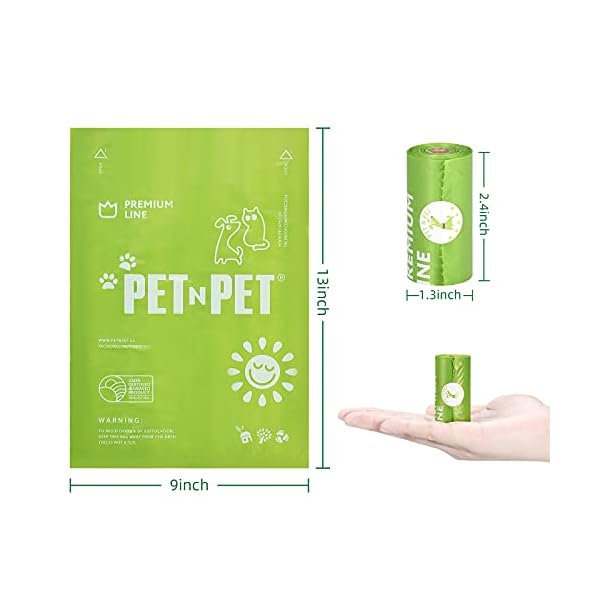 Pet N Pet Dog Poop Bags Unscented, 360 Counts Dog Bags Rolls, Standard and EPI Additive Dog Bag Poop Bag, Green Doggy Poop Bags Dog Bags Poop, Leak-Proof Dog Waste Bags, Dog Poop Bag Pet N Pet Dog Poop Bags Unscented, 360 Counts Dog Bags Rolls, Standard and EPI Additive Dog Bag Poop Bag, Green Doggy Poop Bags Dog Bags Poop, Leak-Proof Dog Waste Bags, Dog Poop Bag