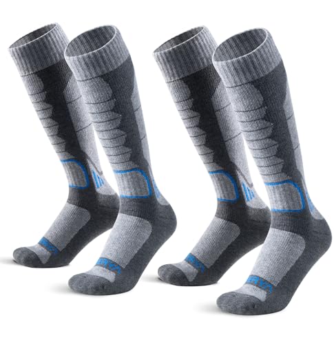 WEIERYA Ski Sock Merino Wool Ski Socks Mens Womens Skiing & Snowboarding Socks,...