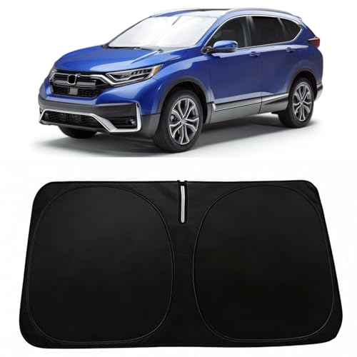 Image of Windshield Sun Shade for 2021-2023 Volkswagen ID.4, Car Front Window Sunshade with 240T Sun Visor Protector Blocks UV Rays Heat Sun Shield Accessories