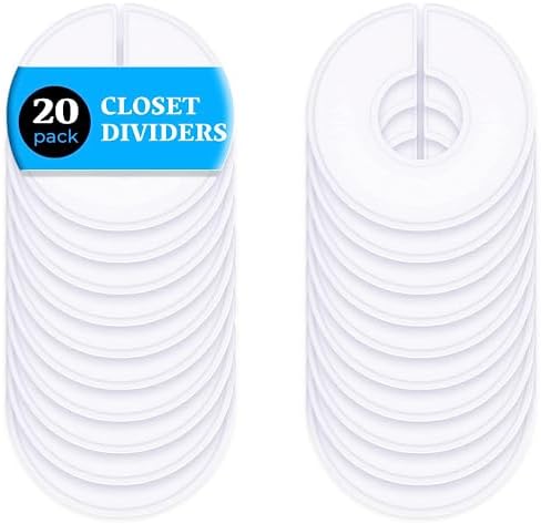 Amazon.com: Patelai Blank Clothing Rack Divider Wooden Closet Size ...