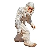 Design Toscano DB5383049 Abominable Snowman Yeti Statue, Large, White