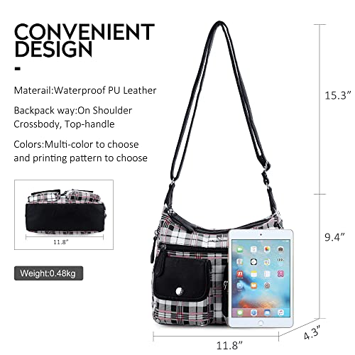 Image of Angel Kiss Crossbody Bags for Women, Ladies Shoulder Handbags and Purses Medium Faux Leather Pocketbooks | Ladies