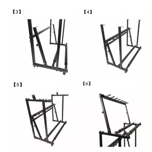Support de rangement en acier robuste pour raquettes à la maison - 5