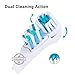 Sensitive Replacement Toothbrush Heads Compatible with Oral-B Cross Action Power 3733 4732,Rotating Powerhead and Crisscross Bristles (White)