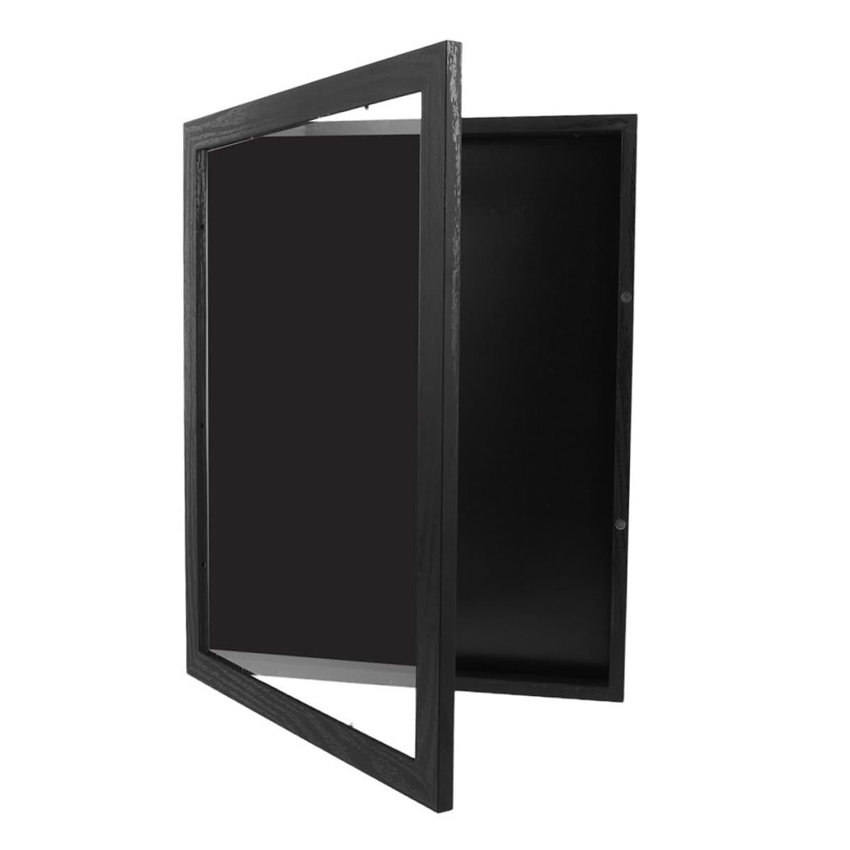 Cornice Espositiva per Maglie in Legno Nero, Display Box