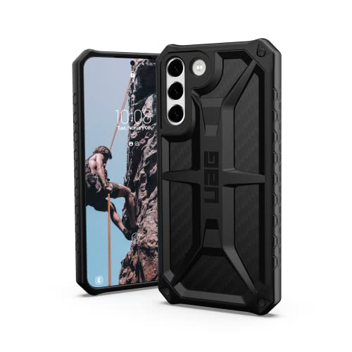 URBAN ARMOR GEAR UAG Designed for Samsung Galaxy S22 Plus Case Carbon Fiber Rugged Lightweight Slim Shockproof Premium Monarch Protective Cover, [6.6 inch Screen]