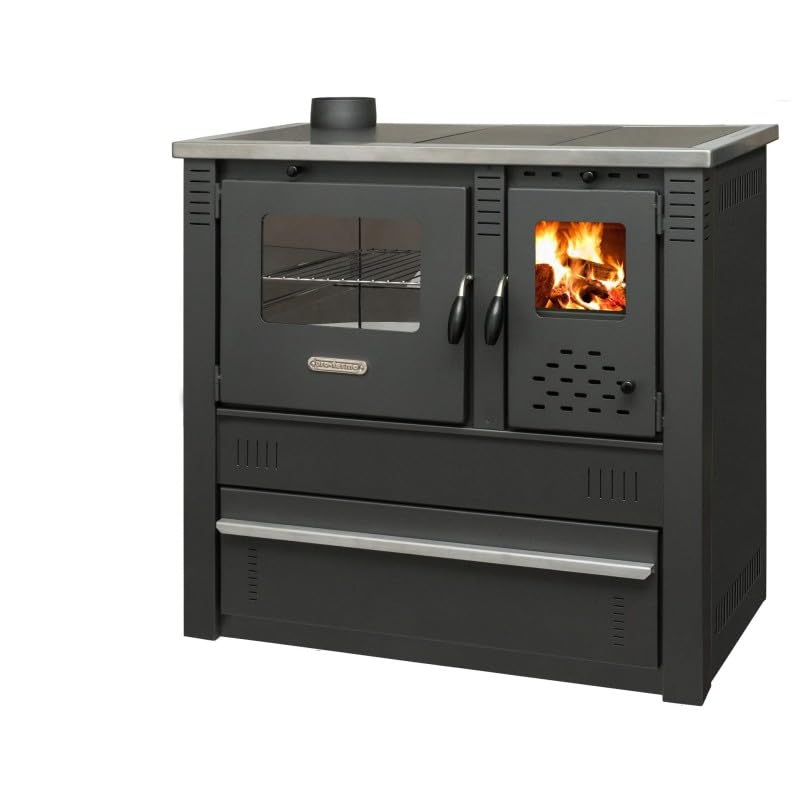 RUSTICO ECO Wood stove A+ 10 KW (Ø120 left)