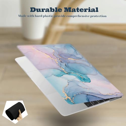 Coque MacBook Air 13 Pouces A1466 A1369 Étui Protection Rose Bleu - 5