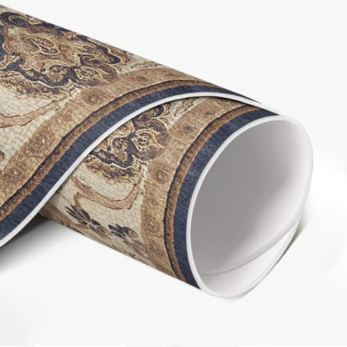 Tapis de sol cuisine vinyle résistant à la rayure ø90 cm - 6