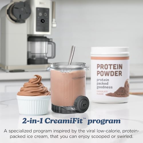 Ninja Creami Scoop&Swirl Ice Cream Maker Amazon Exclusive Bone & Champagne - image 6