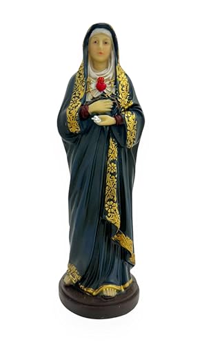 Estatua Virgen de Los Dolores Mater Dolorosa 8 pulgadas