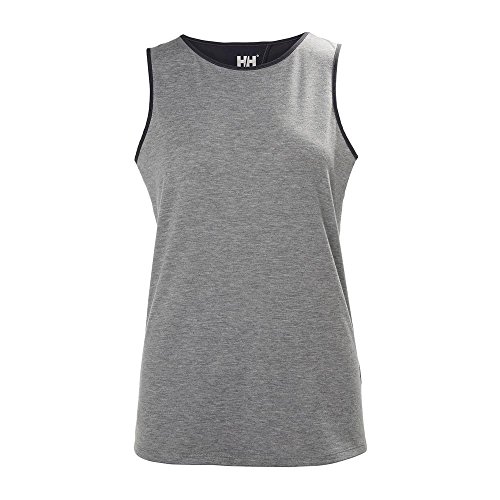 Helly Hansen Women's Thalia Soft Quick Dry Sleeveless T-Shirt, 949 Grey Melange, Large