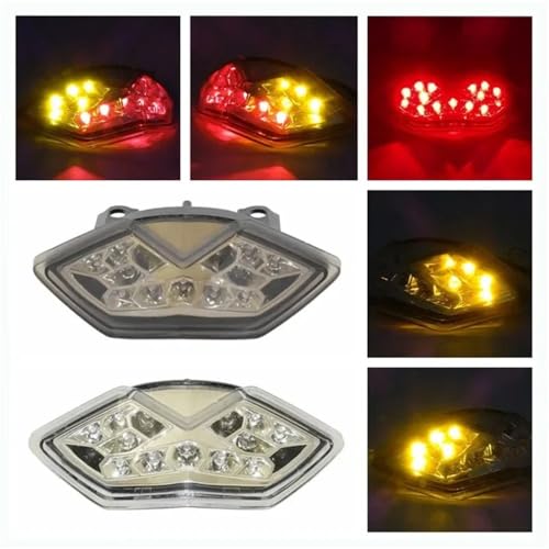 Luz trasera con intermitentes de freno integrados para optimizar tu moto KLE 650 2