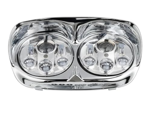 Phare pour moto Road Glide à double projecteur halogène puissant de 5.75 pouces