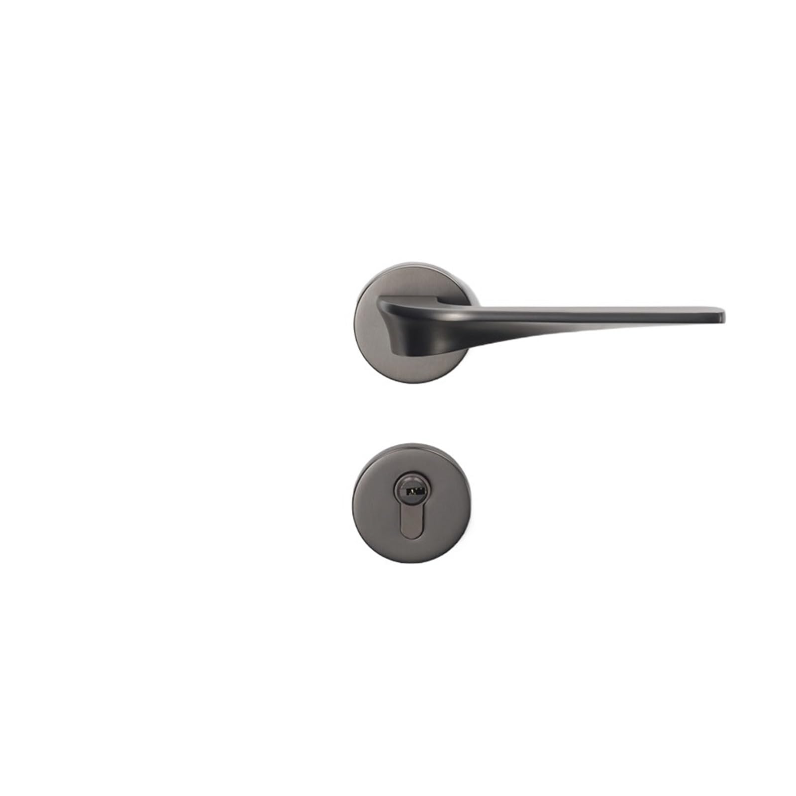 Vlalamno One Color Gray European Style Magnetic Silent Split Lock Bedroom Handle