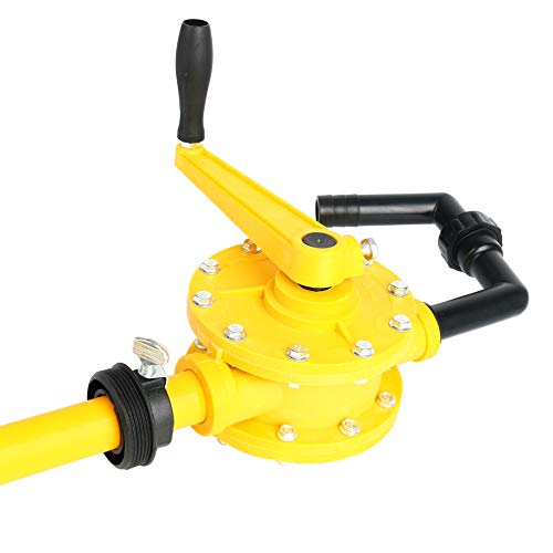 Amarine Made Barrel Pump Plastic Polypropylene Hand Rotary Transfer Drum Pump 300Cc(300Ml), 70 Times/Min #TOP1