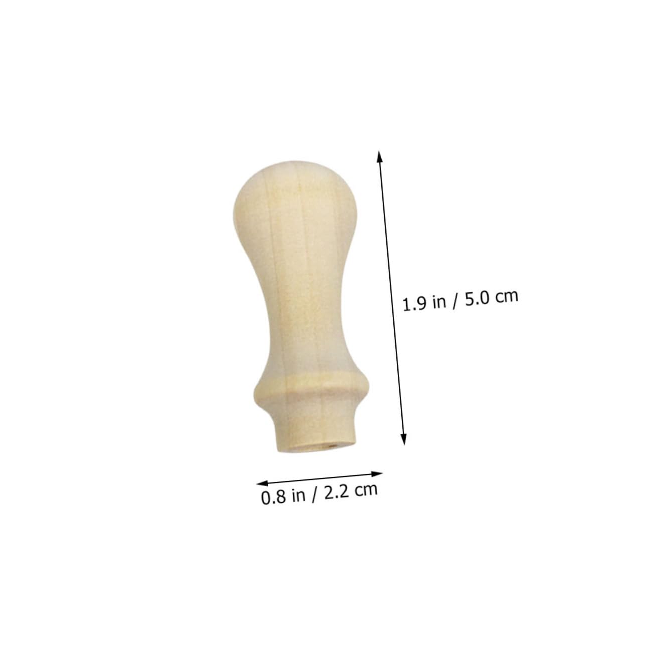 DOITOOL Retro Style 20pcs Seal Handle Kit Wooden Stamp Handles for DIY Scrapbooking and Invitation Sealing