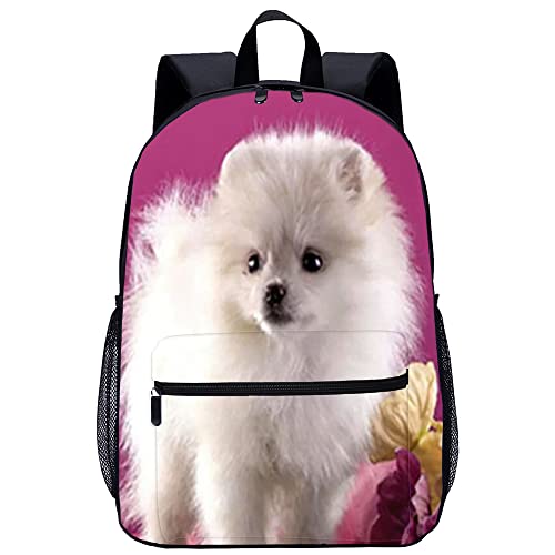 Sac à dos d'école chien unisexe 45x30x15cm pour enfants