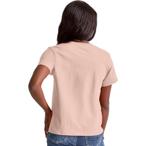 Hanes Womens Essentials T-Shirt, Cotton Crewneck Tee, Classic Fit T-Shirt for Women