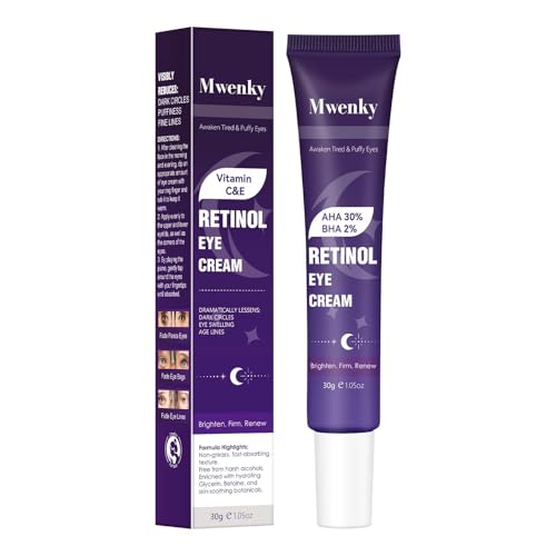 Retinol Eye Cream, Eye Care Daily Wrinkle Cream, Infused with Vit...