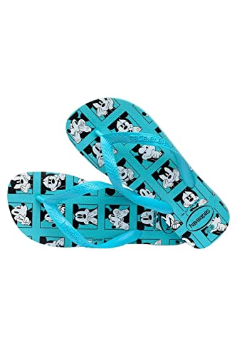 Chinelo Top Disney, Havaianas, Adulto Unissex, Azul Aço, 33/34