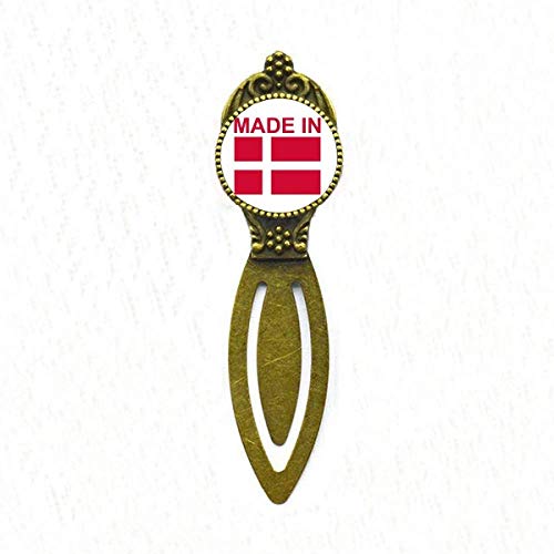 Marque-page rétro Country Love fabriqué au Danemark en métal design