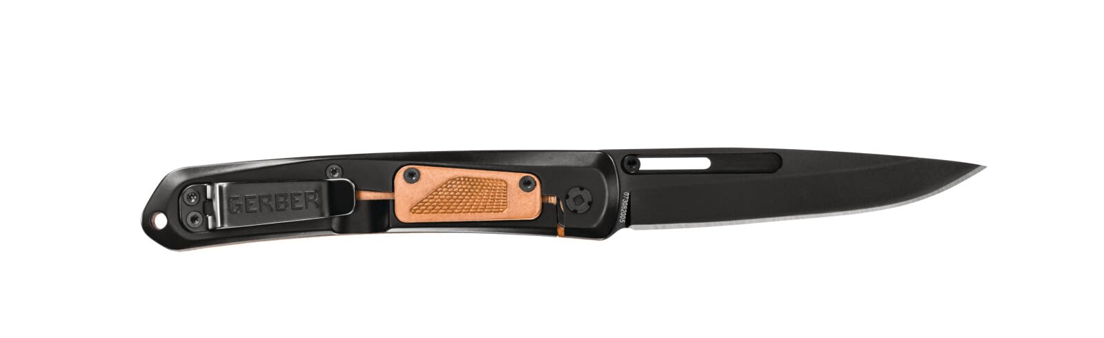 Gerber Affinity 30-001869 Scyzoryk z klipsem do paska, długość ostrza: 9,4 cm, miedź/stal D2, brązowo-czarny