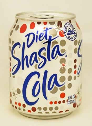 Shasta Diet Cola Soda, 8 ounce -- 48 per case.