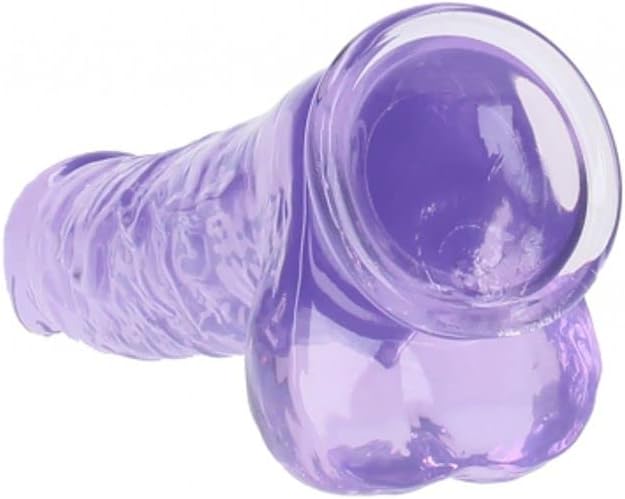 RealRock CC 10in Dildo W/Balls Purple REA130PUR