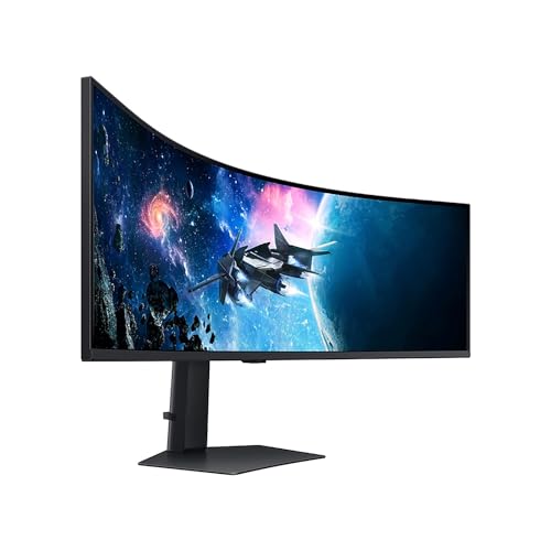 Image of Samsung 49 inch Odyssey G9 G95C DQHD 240Hz DisplayHDR 1000 Curved Gaming Monitor Bundle with Tech Smart USA Elite Suite 18 Standard Editing Software Bundle + 1 Year CPS Enhanced Protection Pack