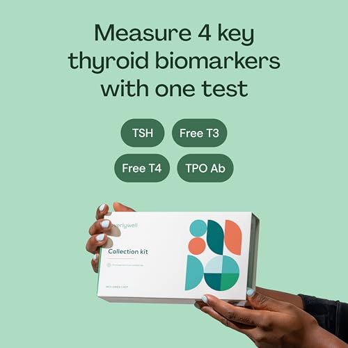 Image of Everlywell At-Home Thyroid Test Collection Kit for Women and Men, Get Accurate Results at Home from a CLIA-Certified Lab Within Days, for Ages 18 Plus