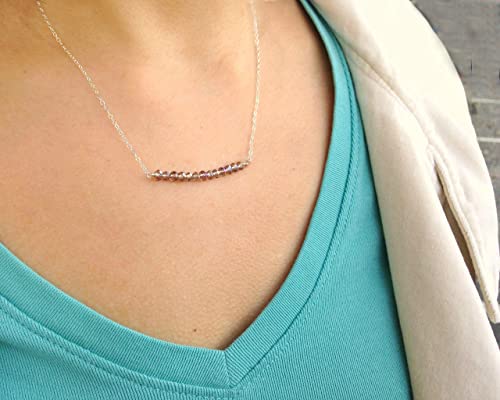 EFYTAL 13th Birthday Gifts, Sterling Silver 13 Bead Necklace Gifts for 13 Year Old, 13 Year Old Gift Ideas, Teen Gifts2