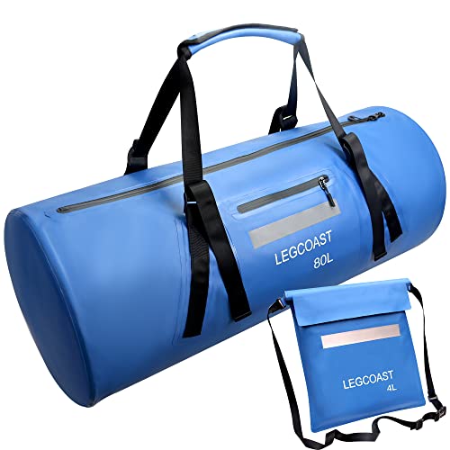 Waterproof Duffel Bag? IPX8 Waterproof Performance Dry Bag? Airtight Zipper Closure? Waterproof bag with diving function?80L large capacity, Large