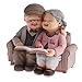 Produktbild Homyl Süße älteres Paar Figuren Tischdeko, Geschenkidee für Opa/Oma, Weihnachtengeschenk - Das Foto betrachten