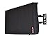 Outdoor 38" TV Cover, Black Weatherproof Universal Protector for 40''-43" LCD, LED, Television Sets - Compatible with Standard Mounts and Stands. Built in Remote Controller Storage Pocket