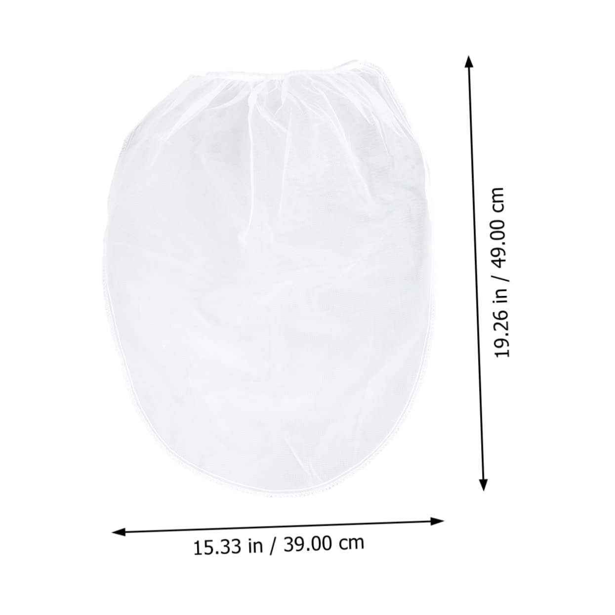 MUCKLILY 2pcs Nylon Food Strainer Bags Elastic Fine Mesh Filter for Cold Brew Brewing Multi Use for Hydroponics Paint and Food Protection Easy Clean Fast Drying