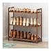 Organizer Na Buty Wolnostojąca Półka Na Buty 3 Poziomy Nadaje Się Do Butów I Przechowywania Butów Regulowane Stojaki Na Buty (Color : Brown)
