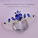 Fashionable Crowns Alloy Headwear with Rhinestones Decoration Elegant Headwear for Wedding Celebrations Comfortable Bridal Headgear