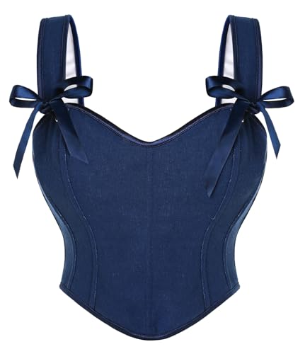 Corset pour femme galbant à fermeture éclair et col cœur ajustable