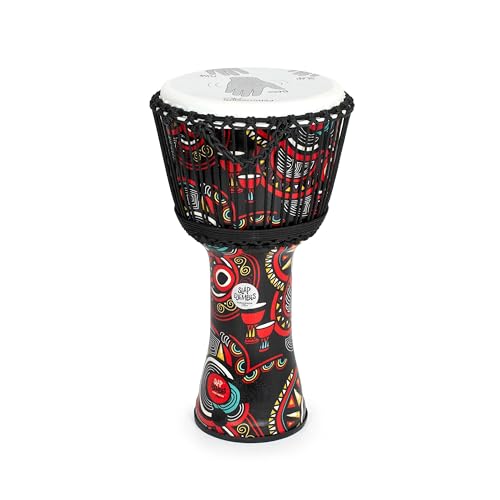 Djembé en corde Percussion Plus Carnival 30,5 cm pour apprendre le rythme facilement