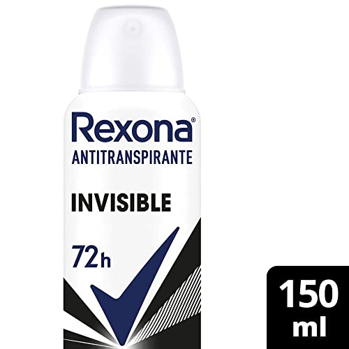 Desodorante Antitranspirante Feminino Rexona Invisible 150ml, Branco